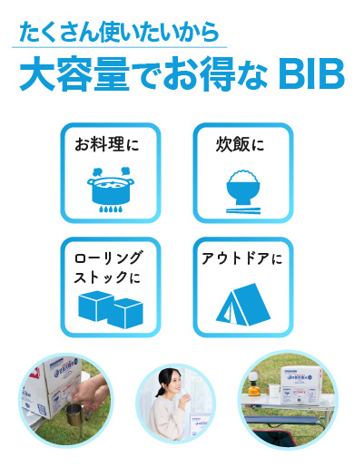 バッグインボックスは大容量でお得